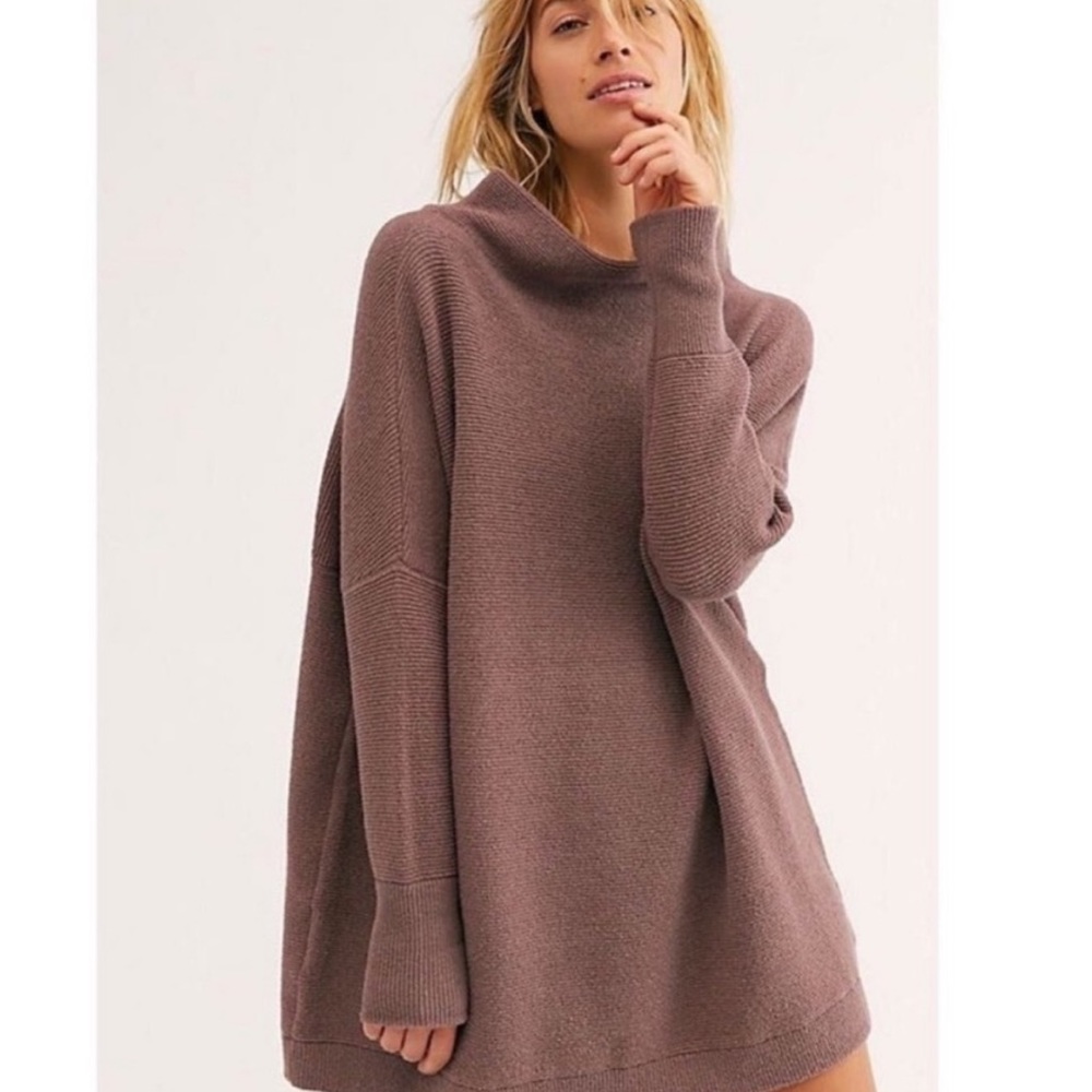 Free People Ottoman Slouchy Tunic Sweater Dress Sm